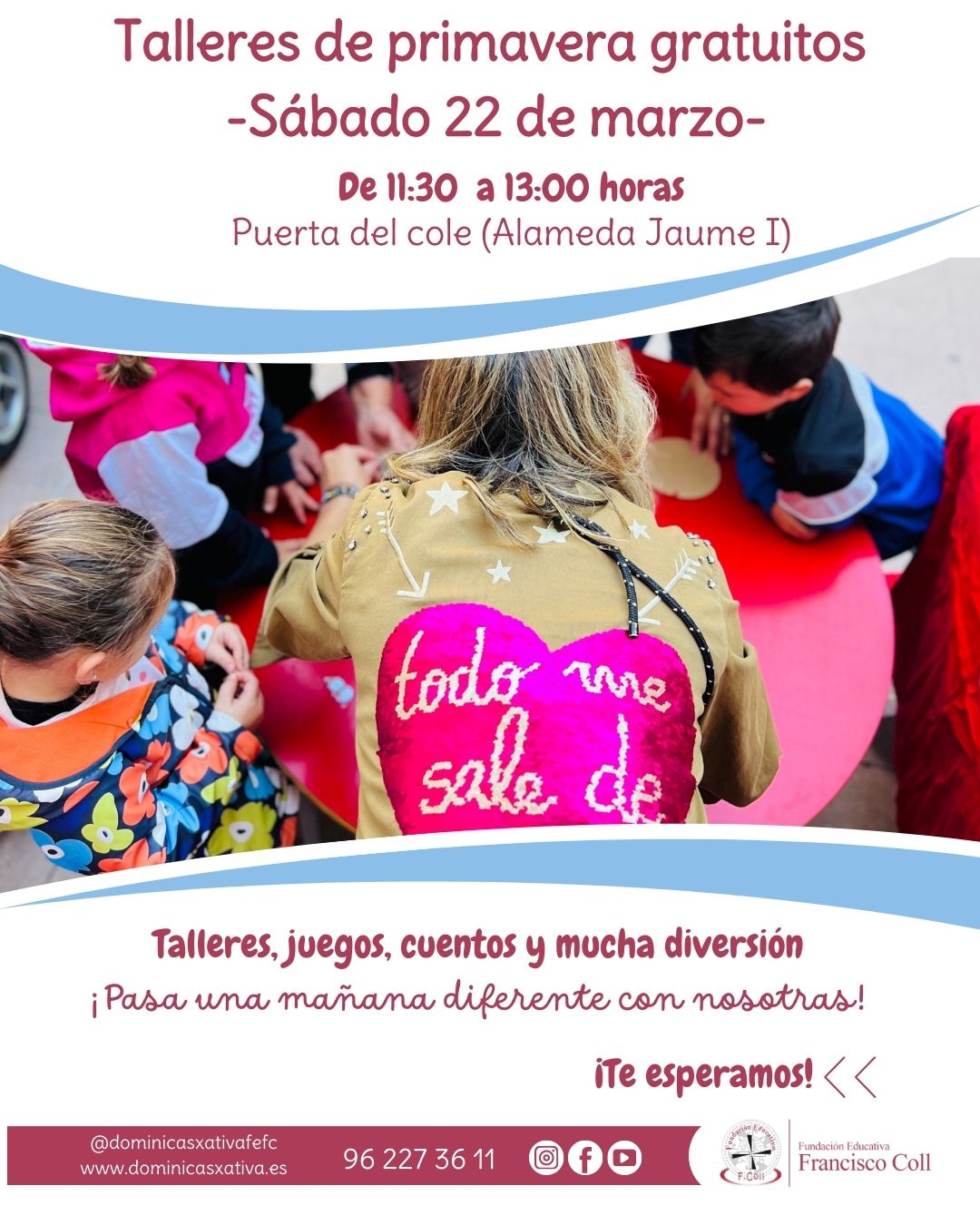 Imagen de TALLER GRATUITO PRIMAVERA SÁBADO 22 DE MARZO