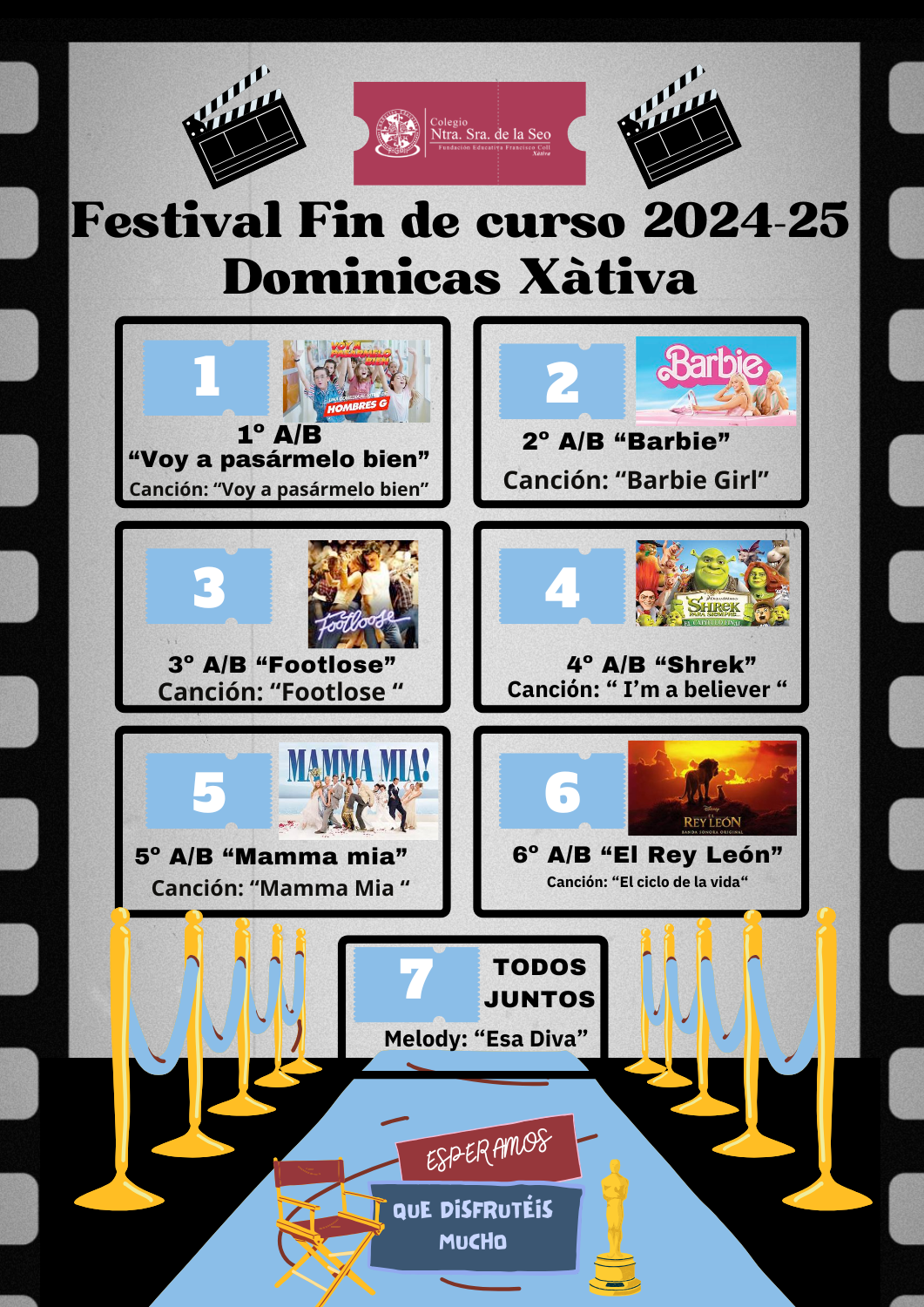 Imagen de PRPGRAMA FESTIVAL FIN DE CURSO 2025