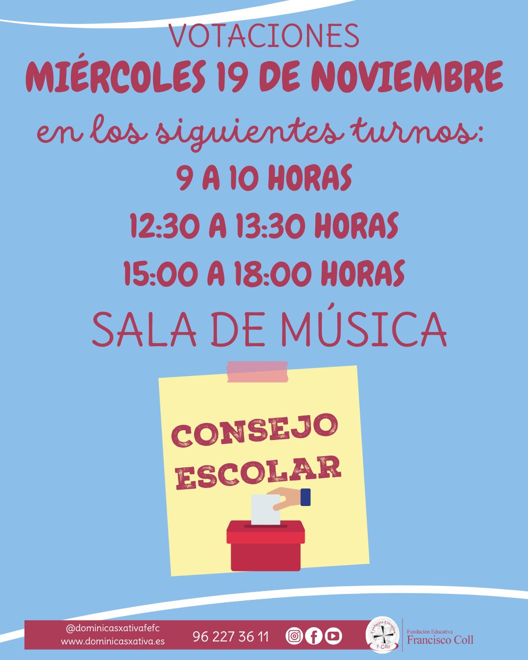 Imagen de ELECCIONES CONSEJO ESCOLAR 2025