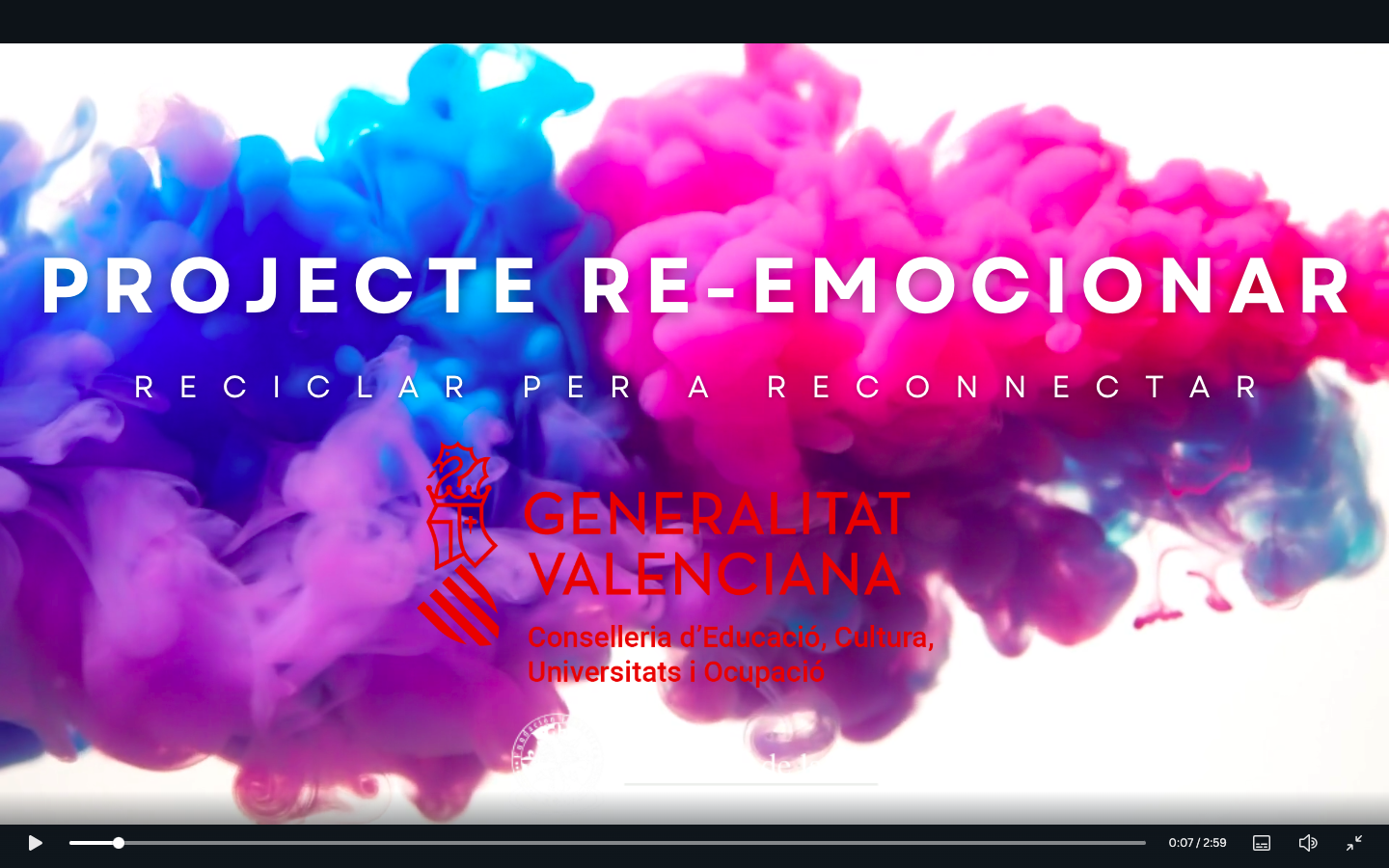 Imagen de Seleccionados por la Conselleria de Educación de la Generalitat Valenciana para desarrollar nuestro Proyecto de Innovación e Investigación Educativa (PIIE), “REEMOCIONAR: RECICLAR PER A RECONNECTAR”.