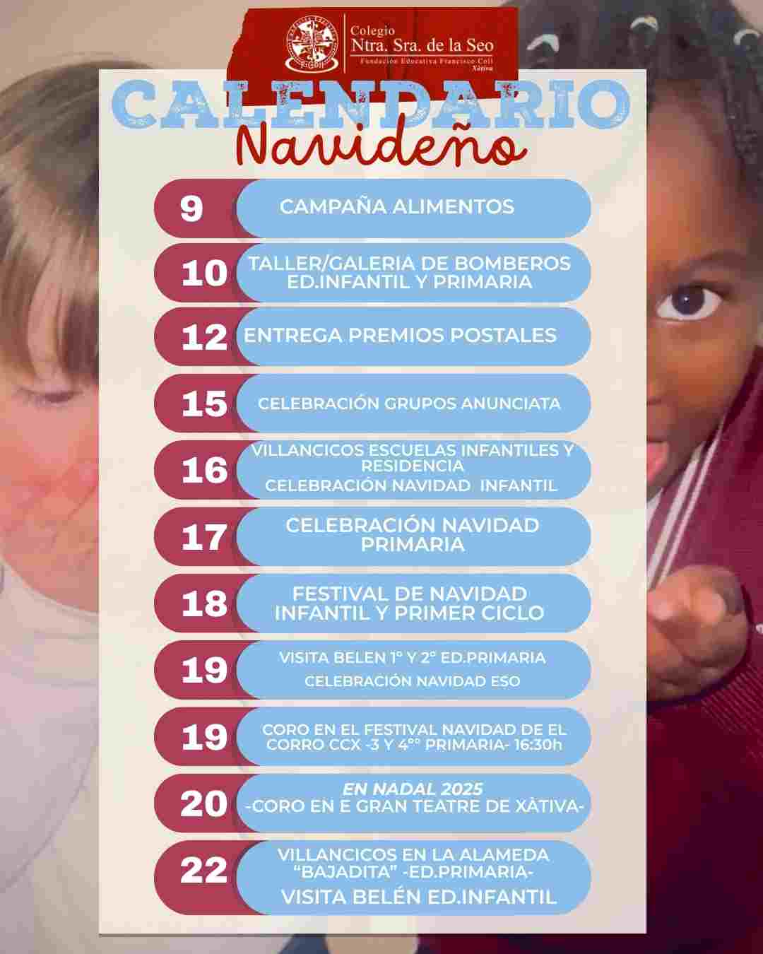 Imagen de CALENDARIO DE ACTIVIDADES NAVIDEÑAS 2025